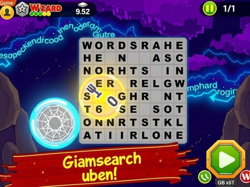 Word Search Wizard Gameplay Screenshot